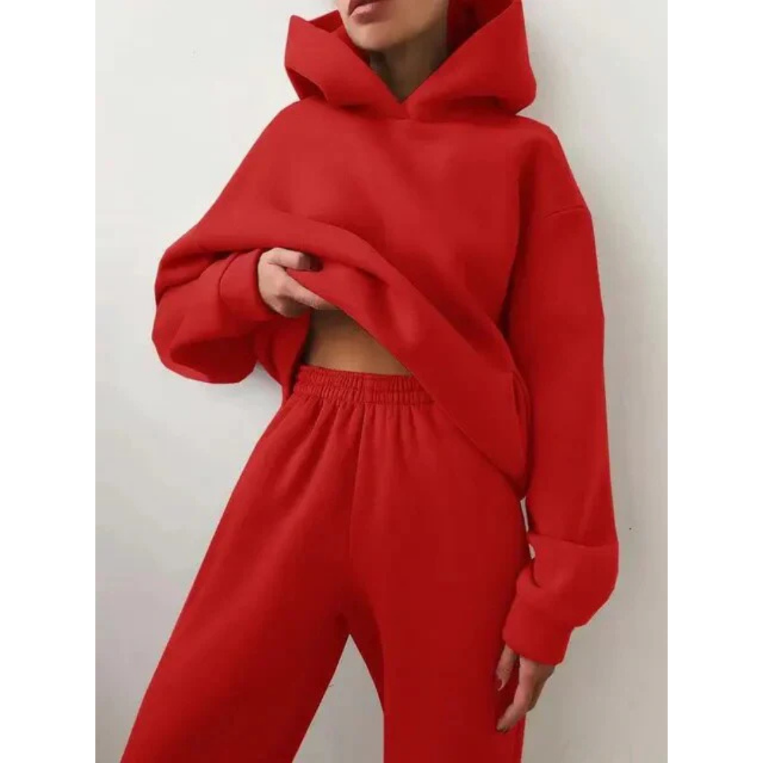 Women's Oversized 2-Piece Training Set - Casual Comfort