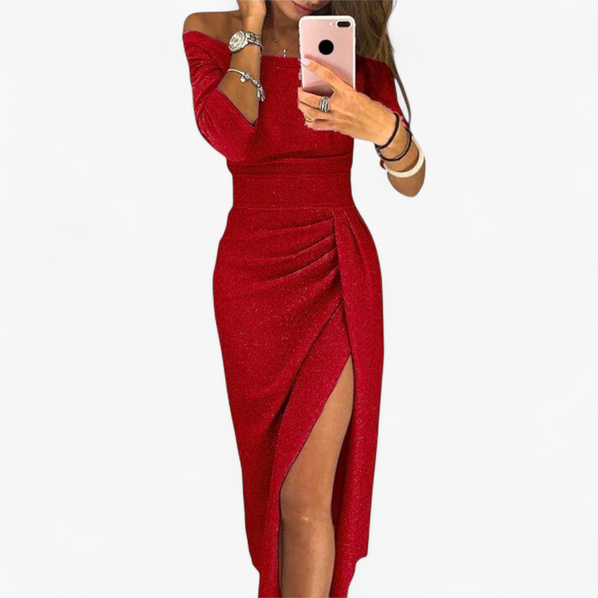 Women's Elegant off-shoulder dress