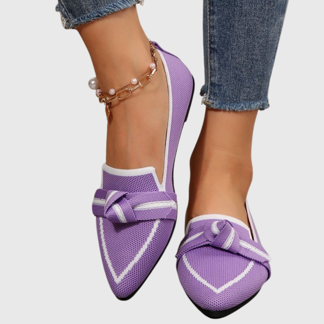 Women's Comfortable Bow Loafers