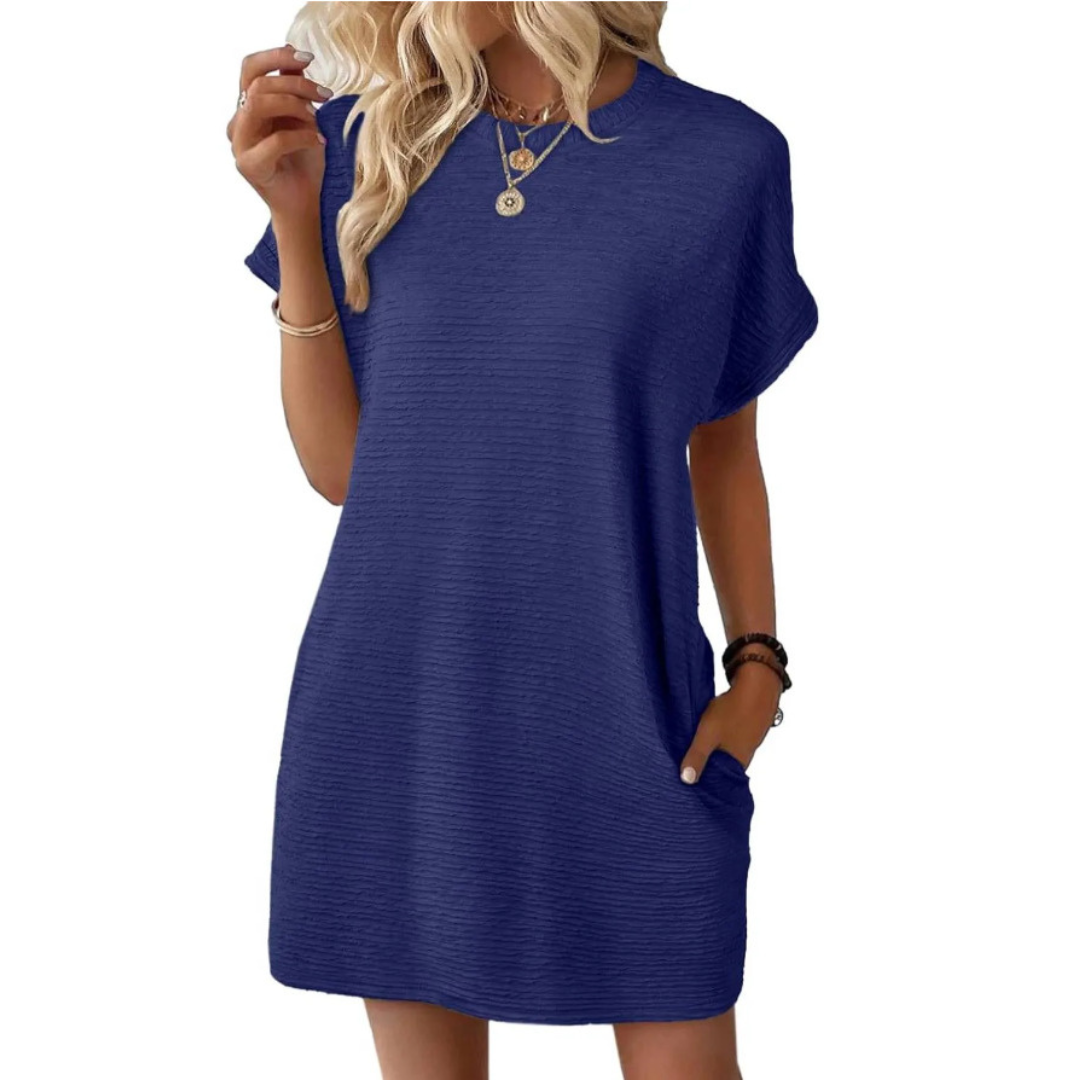Liora | Casual Round Neck Dress