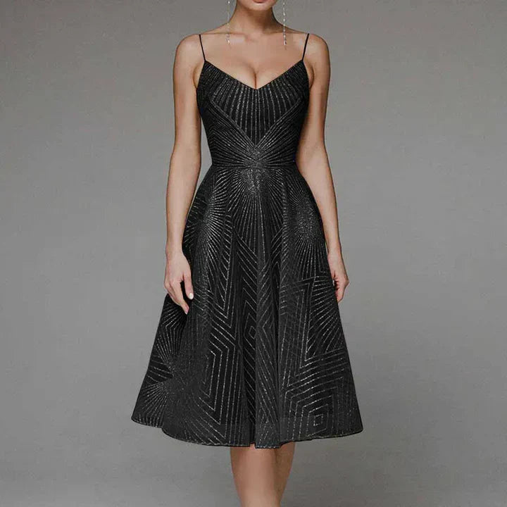 Women's Sophisticated Cocktail Dress with Timeless Elegance