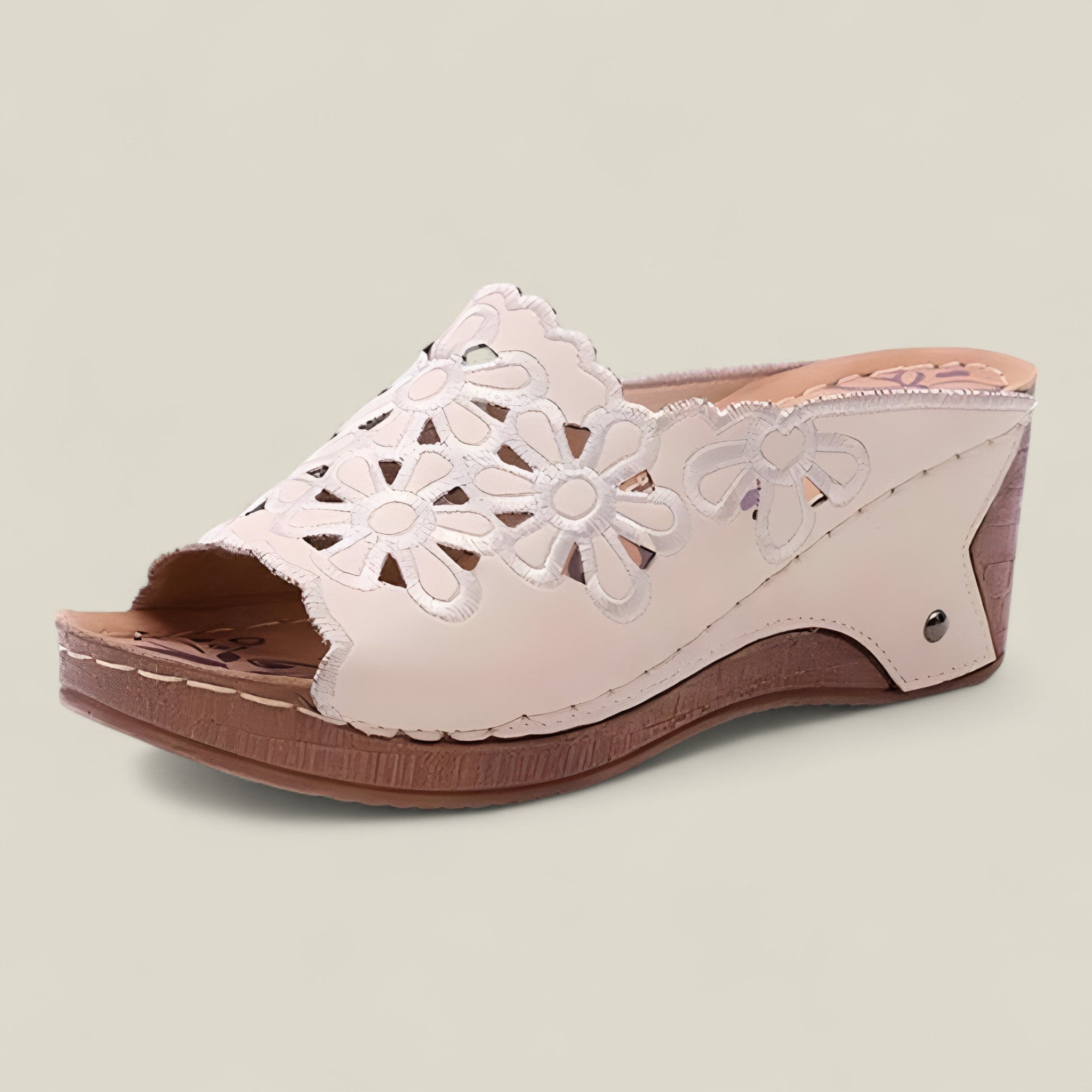 Demia | Sandales fleuries – Élégantes et confortables