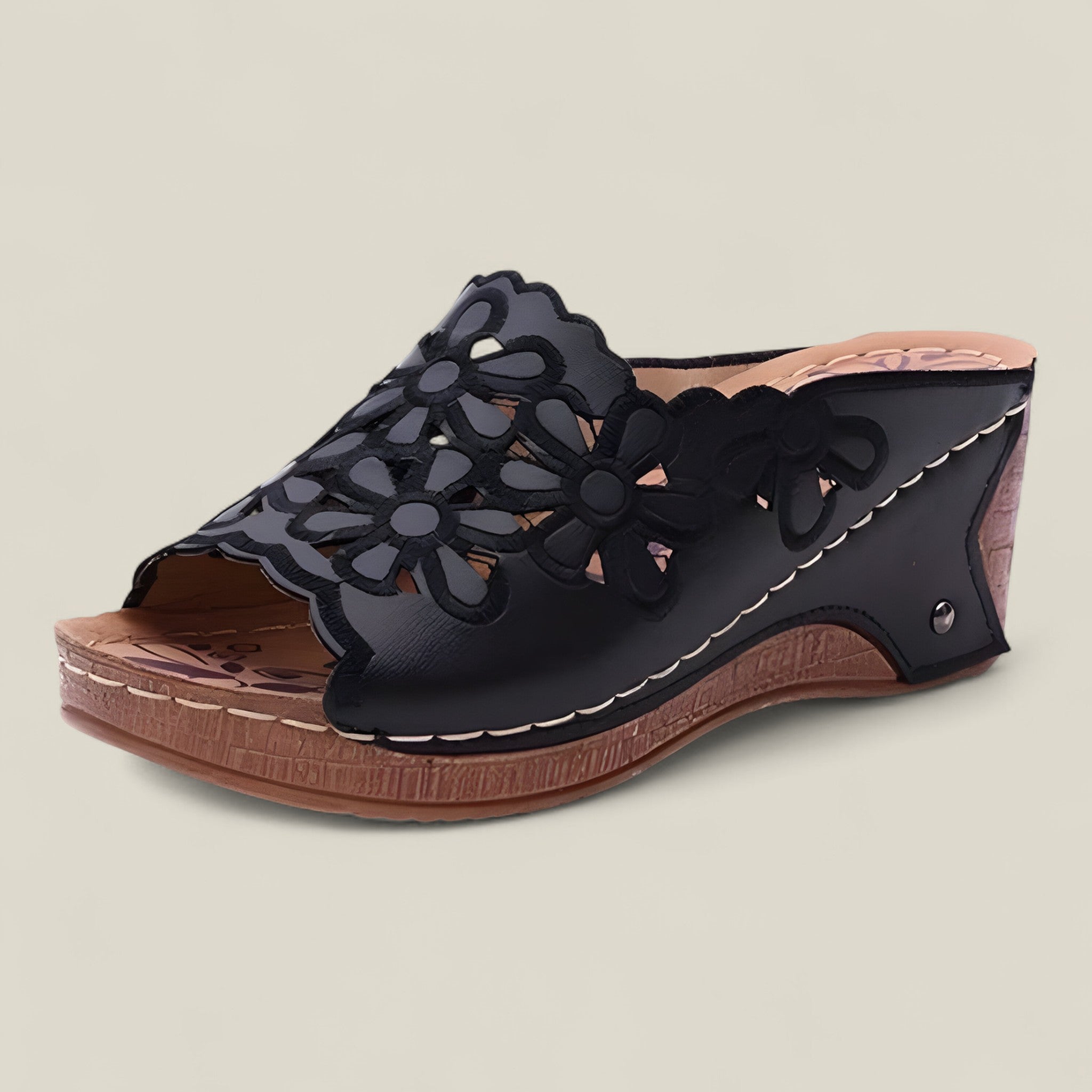 Demia | Sandales fleuries – Élégantes et confortables