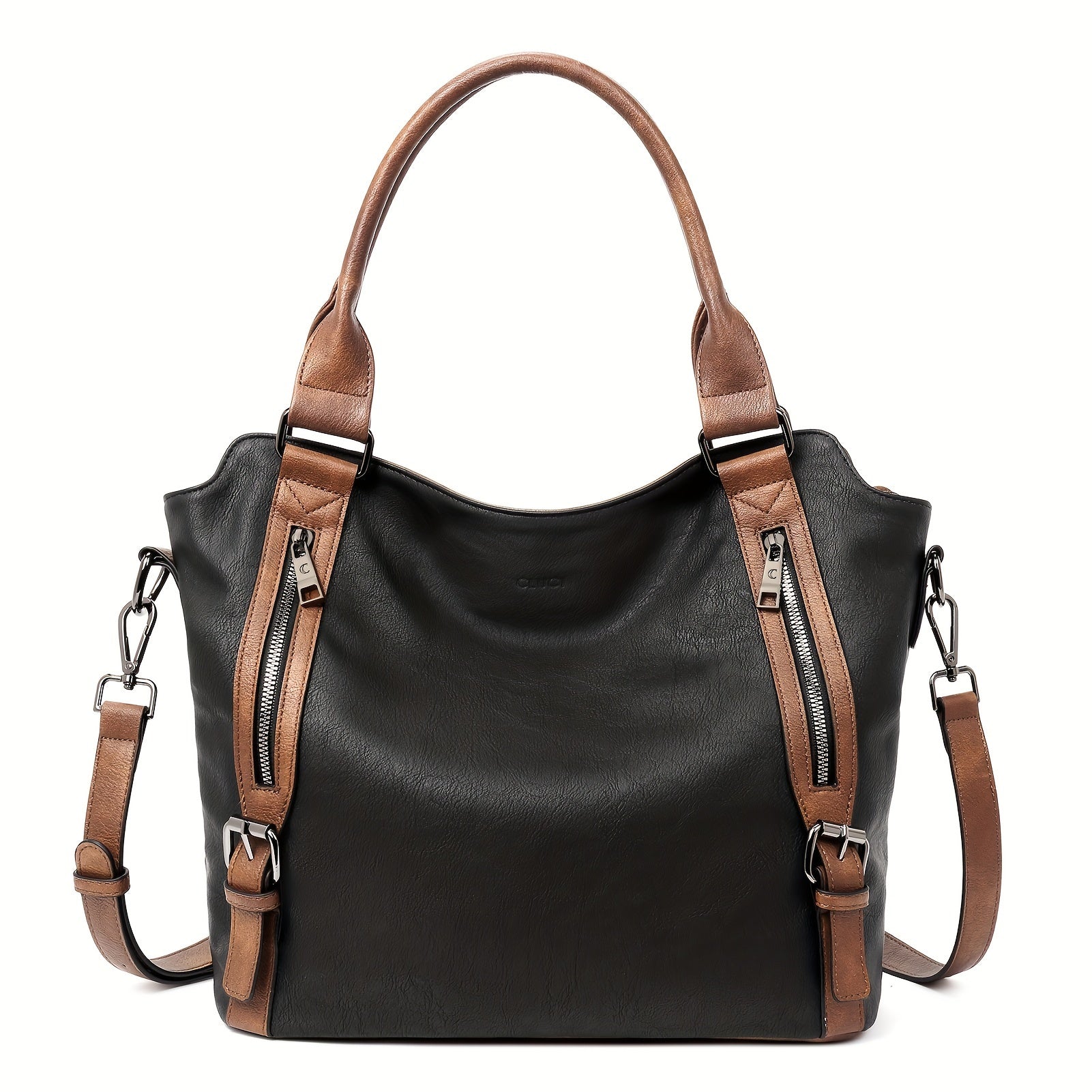 Andrea: Timeless Classic Shoulder Bag Leather Red | Cow Clothing