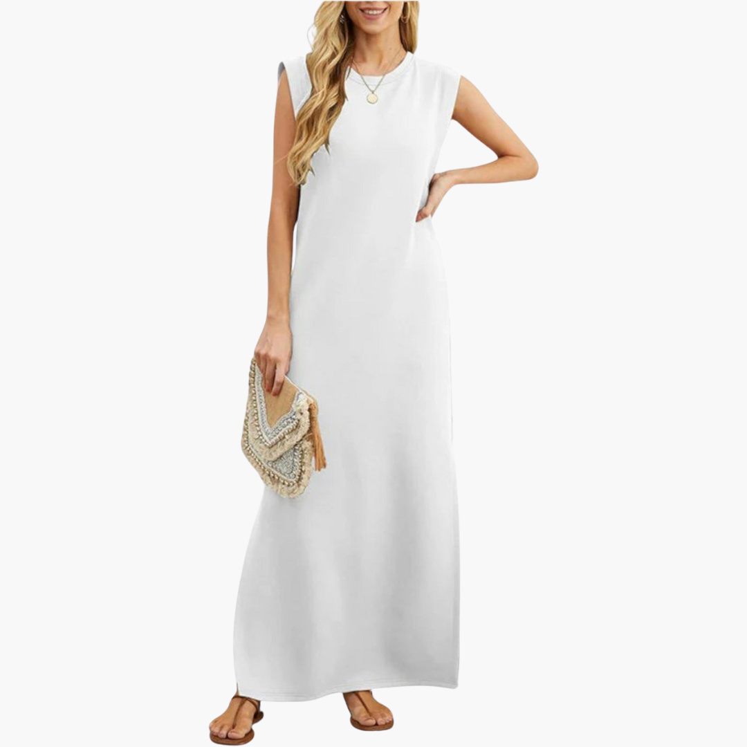 Women's Effortless Wrinkle-Resistant Flowy Maxi Dress