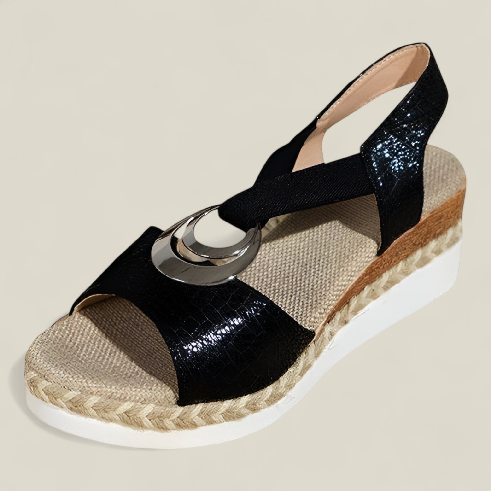 Athisa | Sandales compensées – Vintage et légères