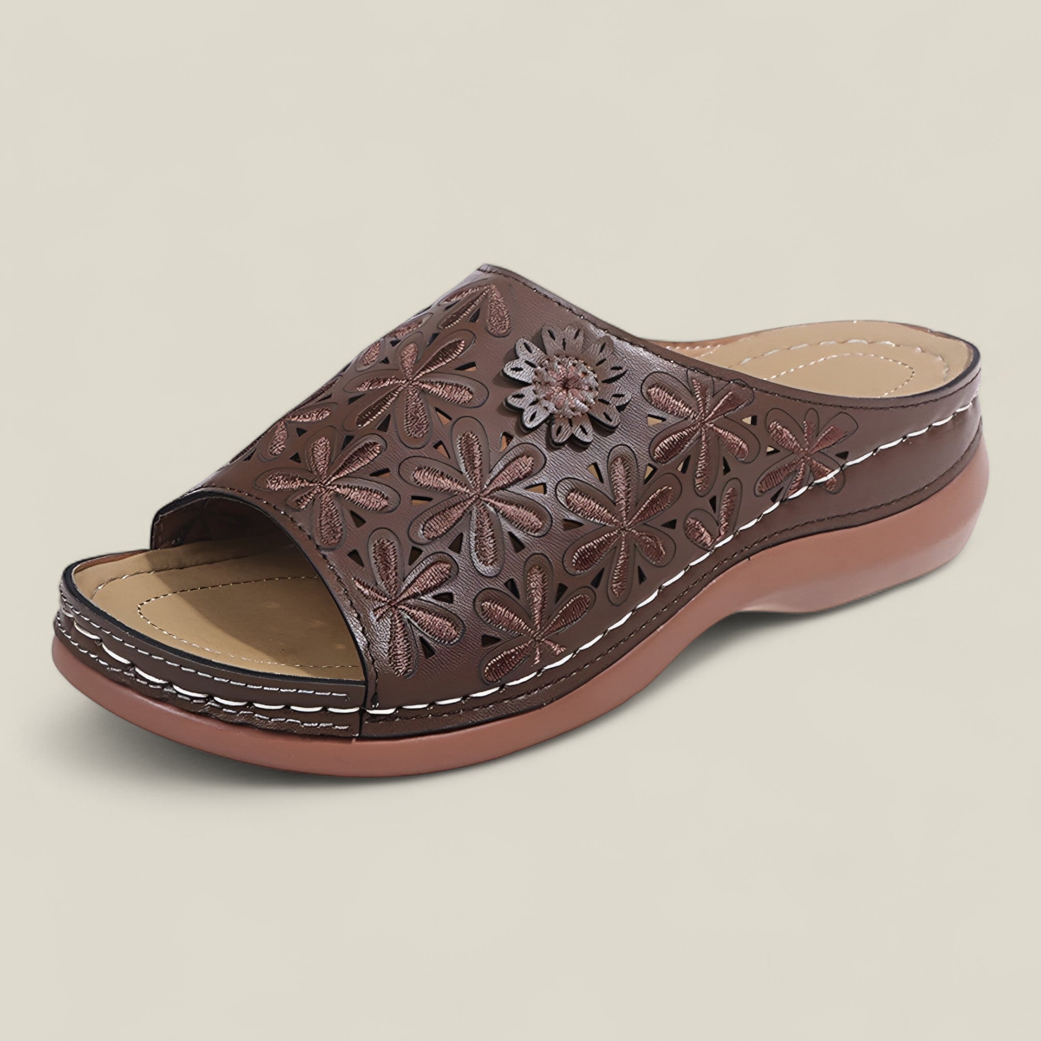 Ianne | Sandales fleuries – Élégantes et confortables