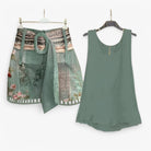 Sofia | Todelt sæt uden ærmer - Grøn - women's fashion - {{ product_tags }