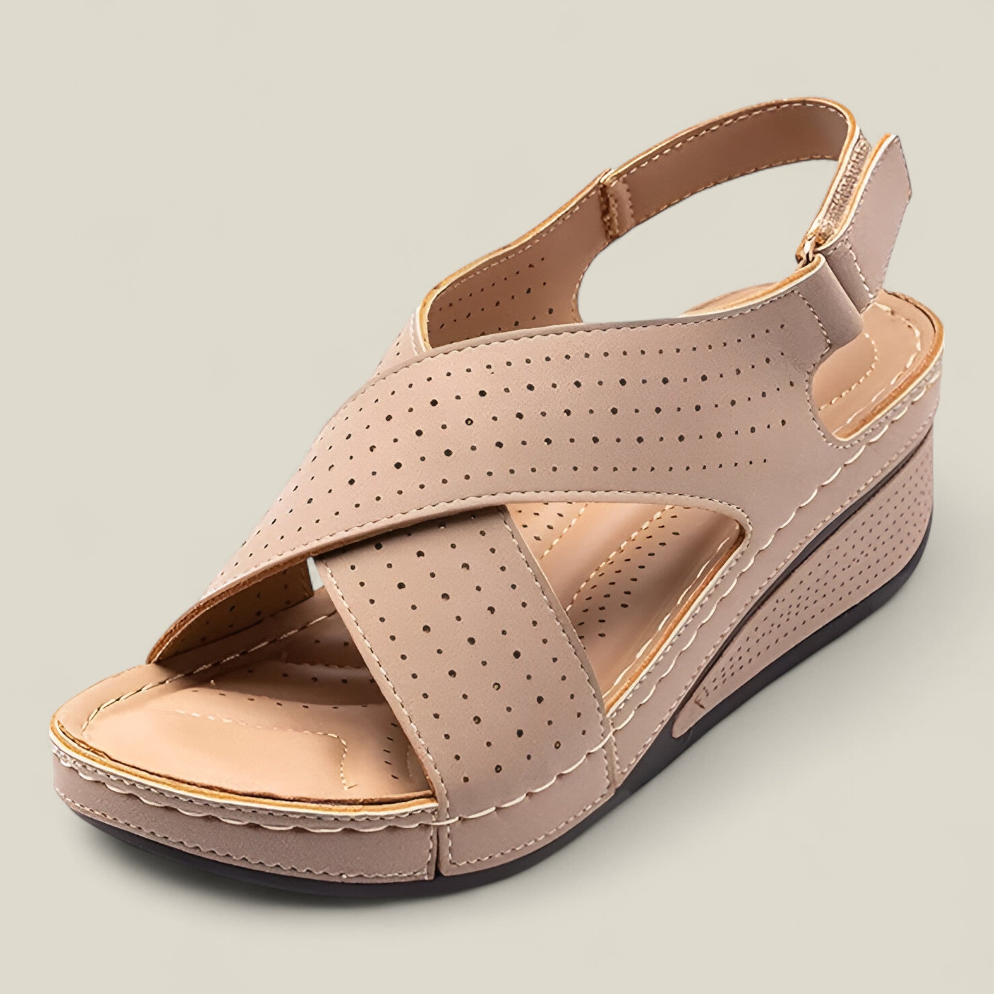 Katherine | Sandales compensées - Tendance et Raffiné