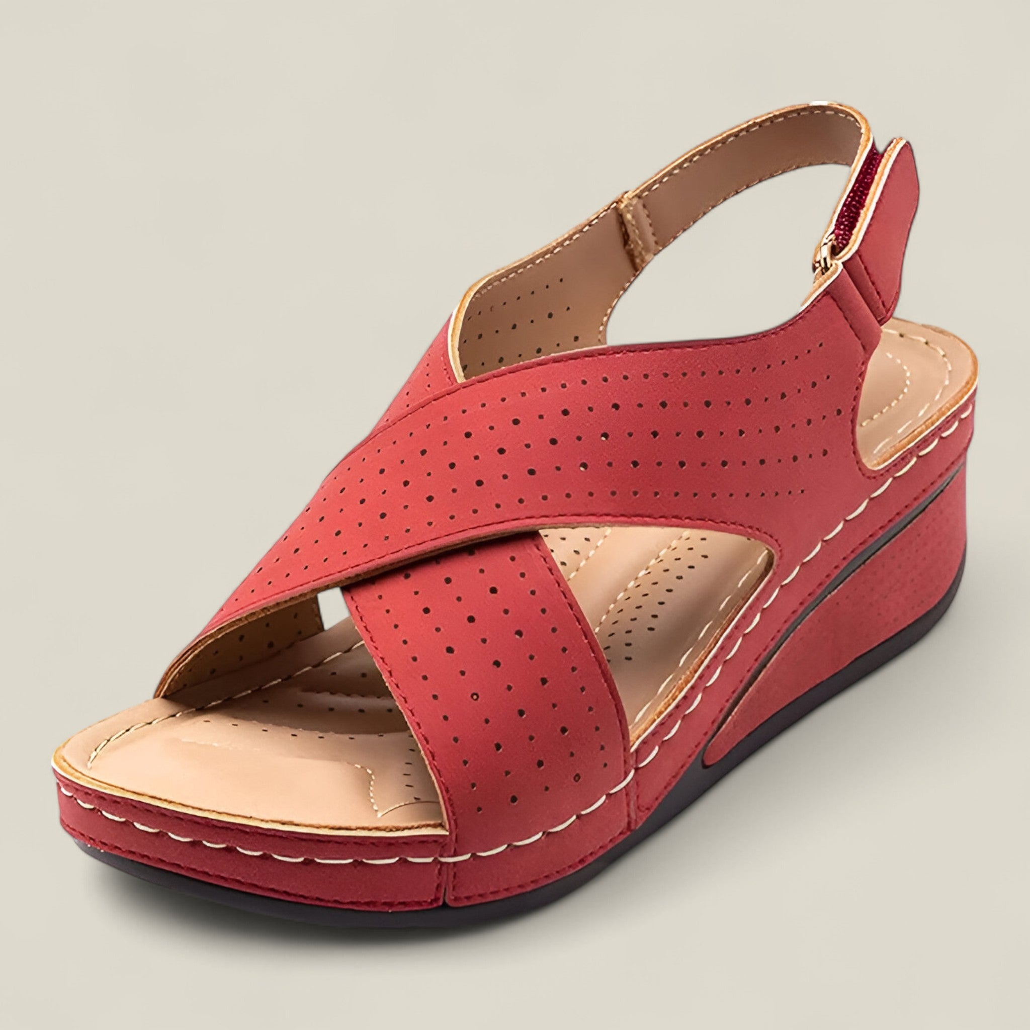 Katherine | Sandales compensées - Tendance et Raffiné