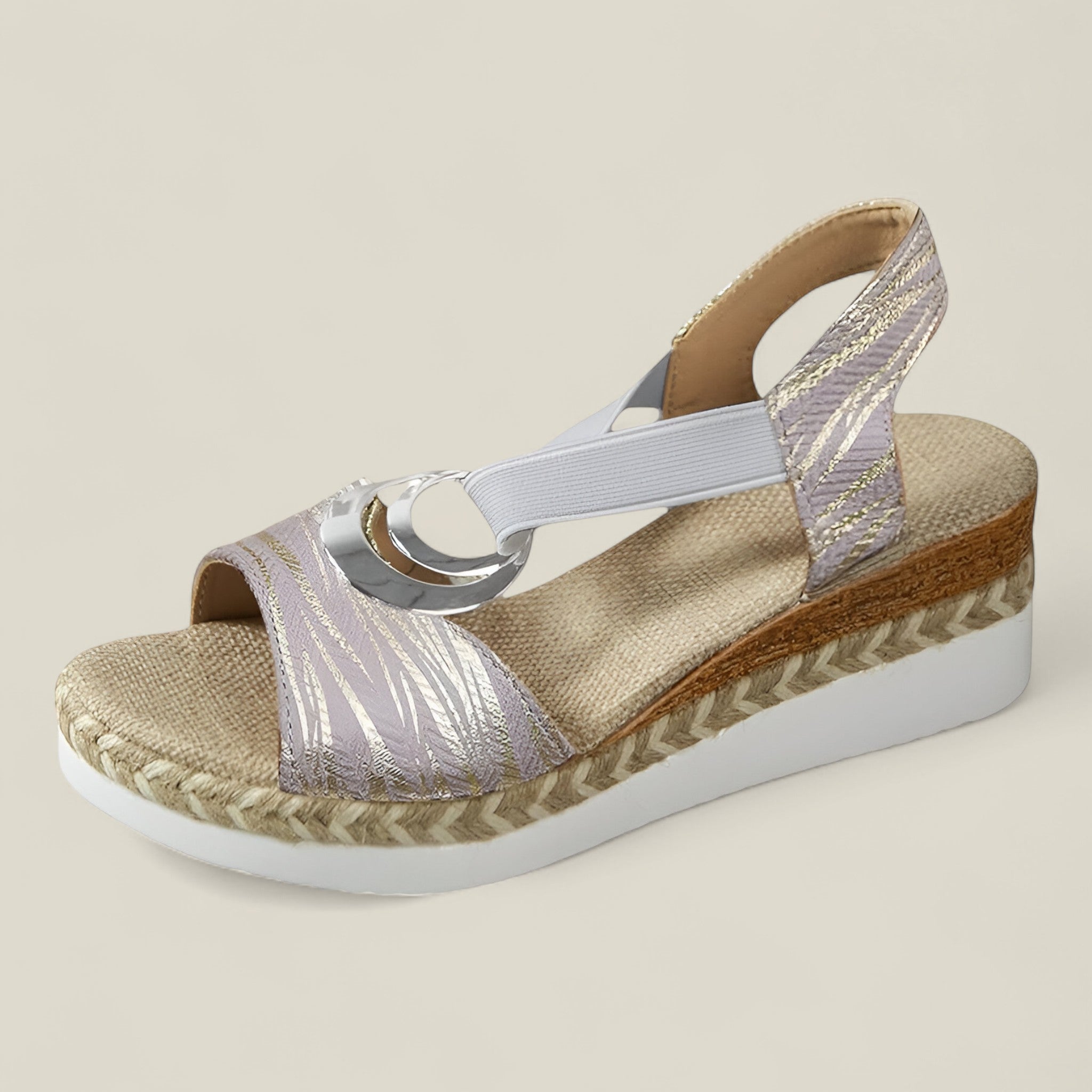 Athisa | Sandales compensées – Vintage et légères
