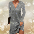 Celine Sequin Mini Dress - Glamorous Sparkle for Evening Elegance