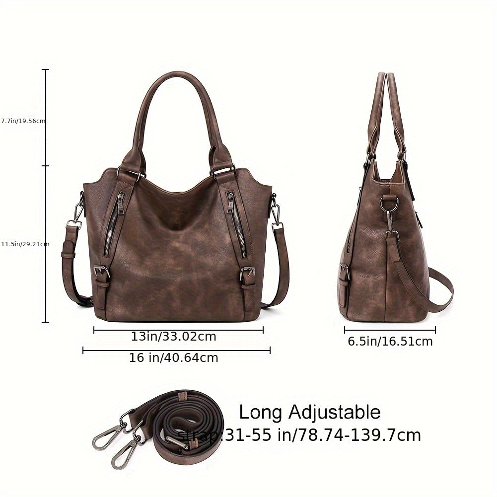 Andrea: Timeless Classic Shoulder Bag Leather Red | Cow Clothing