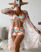 Muse® | 3-teiliges bedrucktes Bikini-Set