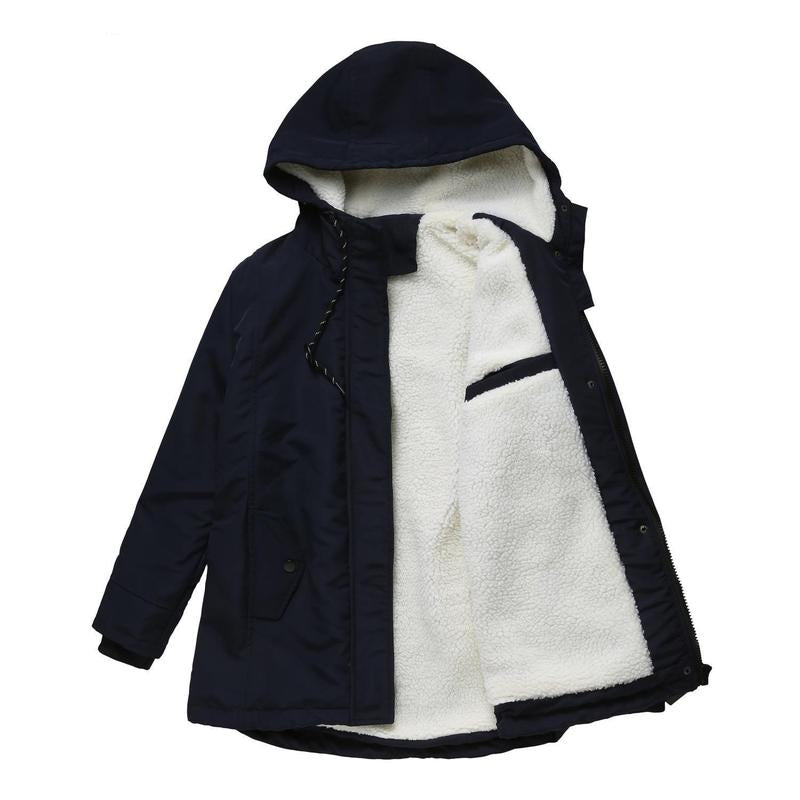 Thick Winter Coat with Hood and Quilted Lining for Unbeatable Winter Warmth