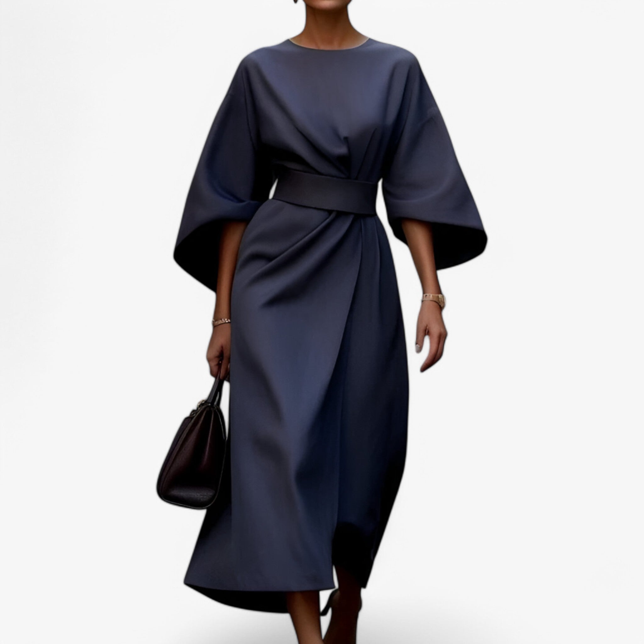 Nova | Chic asymmetric dress with a sleek, modern and elegant silhouette