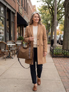 Andrea: Timeless Classic Shoulder Bag Leather Red | Cow Clothing