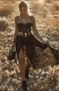 Sheer Dress - Elegant, Ethereal Silhouette