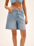 Women's Essential Denim Shorts for Everyday Casual Style