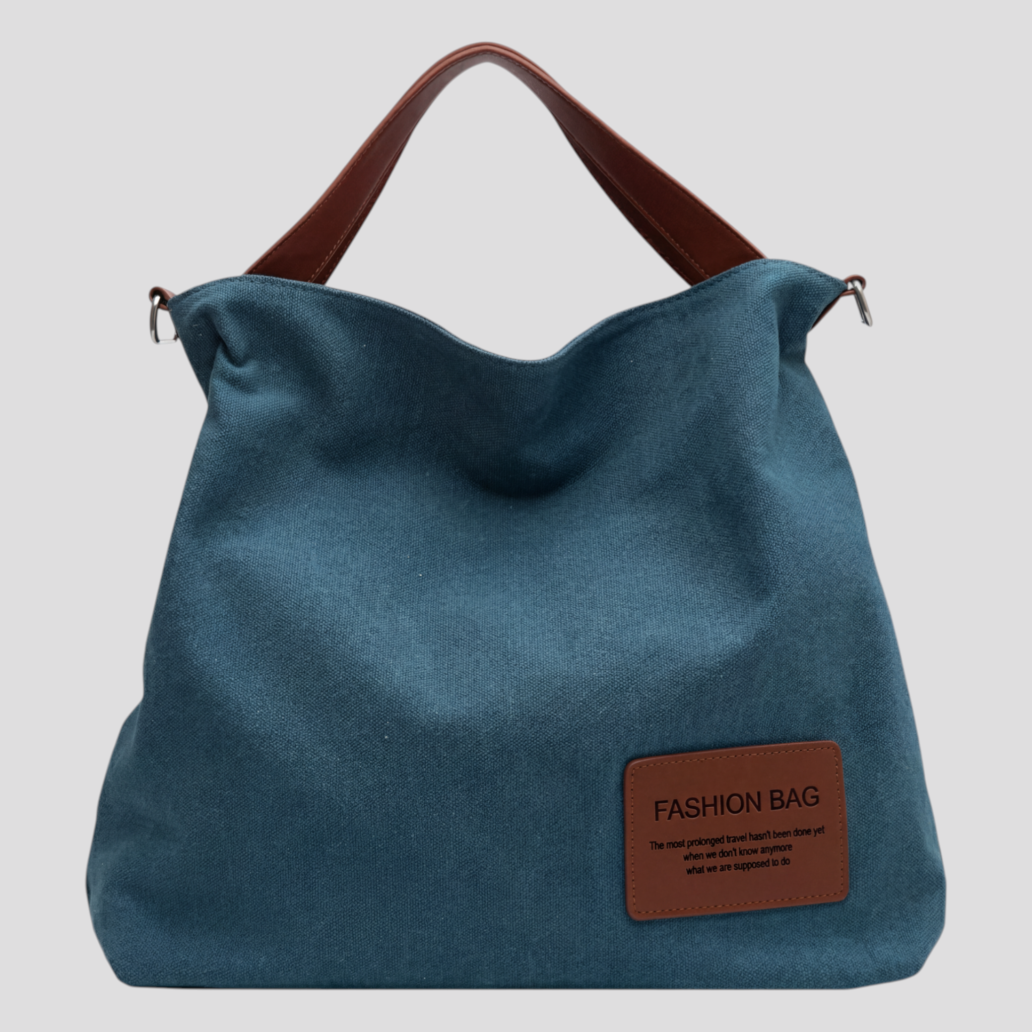 Chic Canvas Shoulder Bag - Stylish, Practical Everyday Carryall