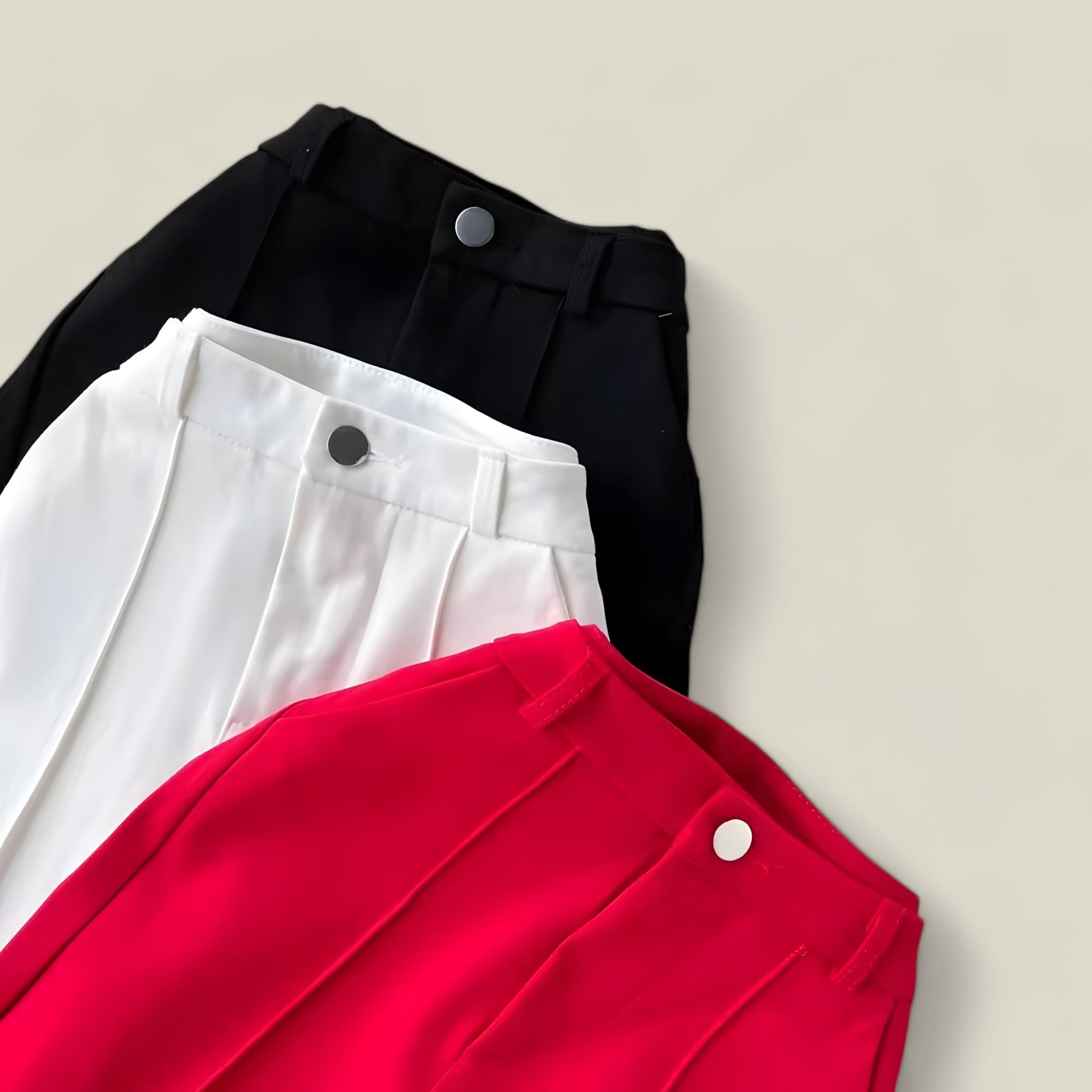Emsie | Pantalon plissé taille haute - Confort vintage