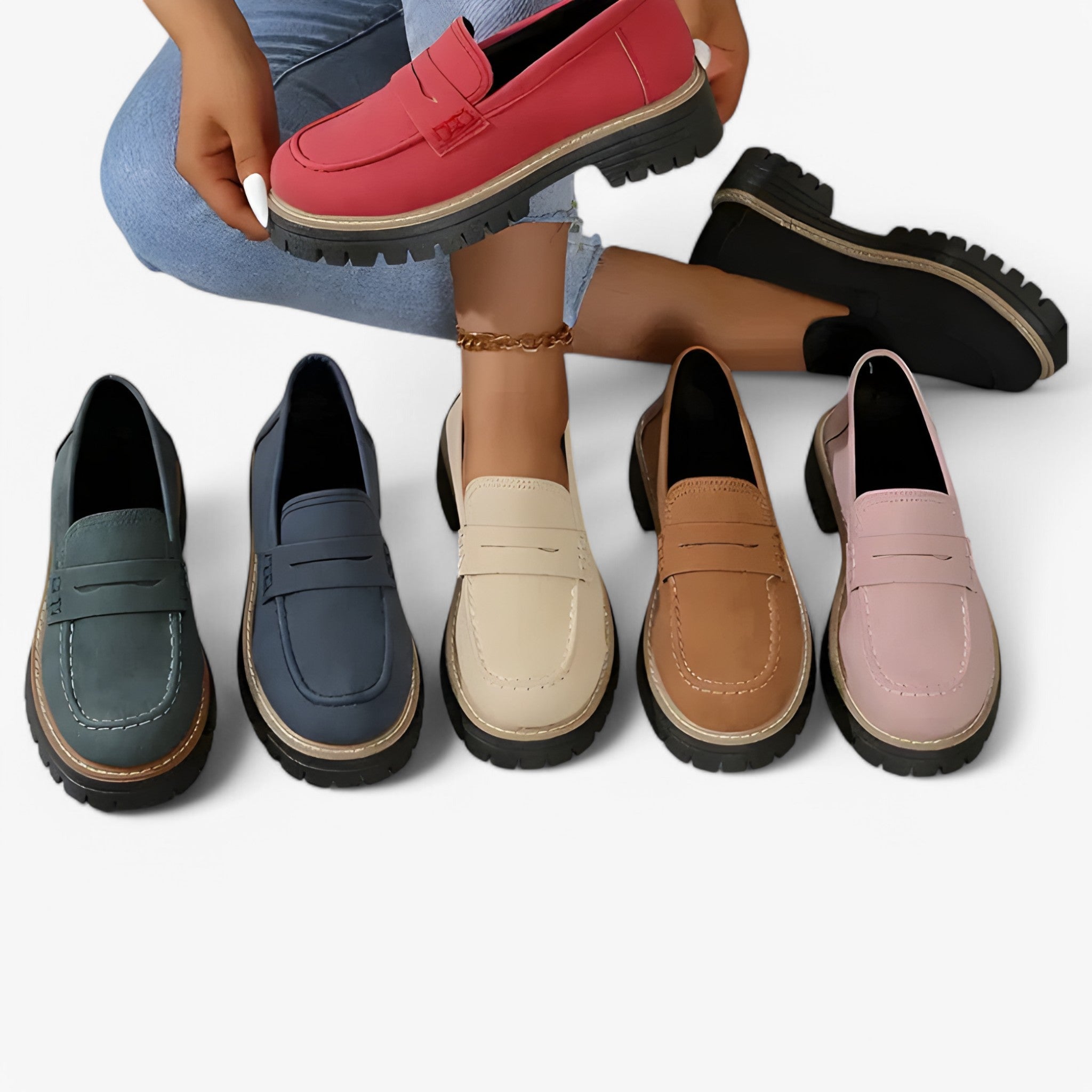 Flavia Women's Loafers – Elegant Design, All-Day Comfort