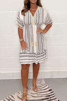 Casual V-Neck Dress — Effortless Everyday Style