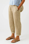 Sharona - Lightweight Linen-Cotton Pants
