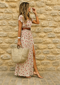 Sienna  Airy Boho Maxi Dress With Matching Belt