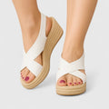Women's Kayla Cross-Wedge Sandals - Chic, Comfortable Summer Footwear