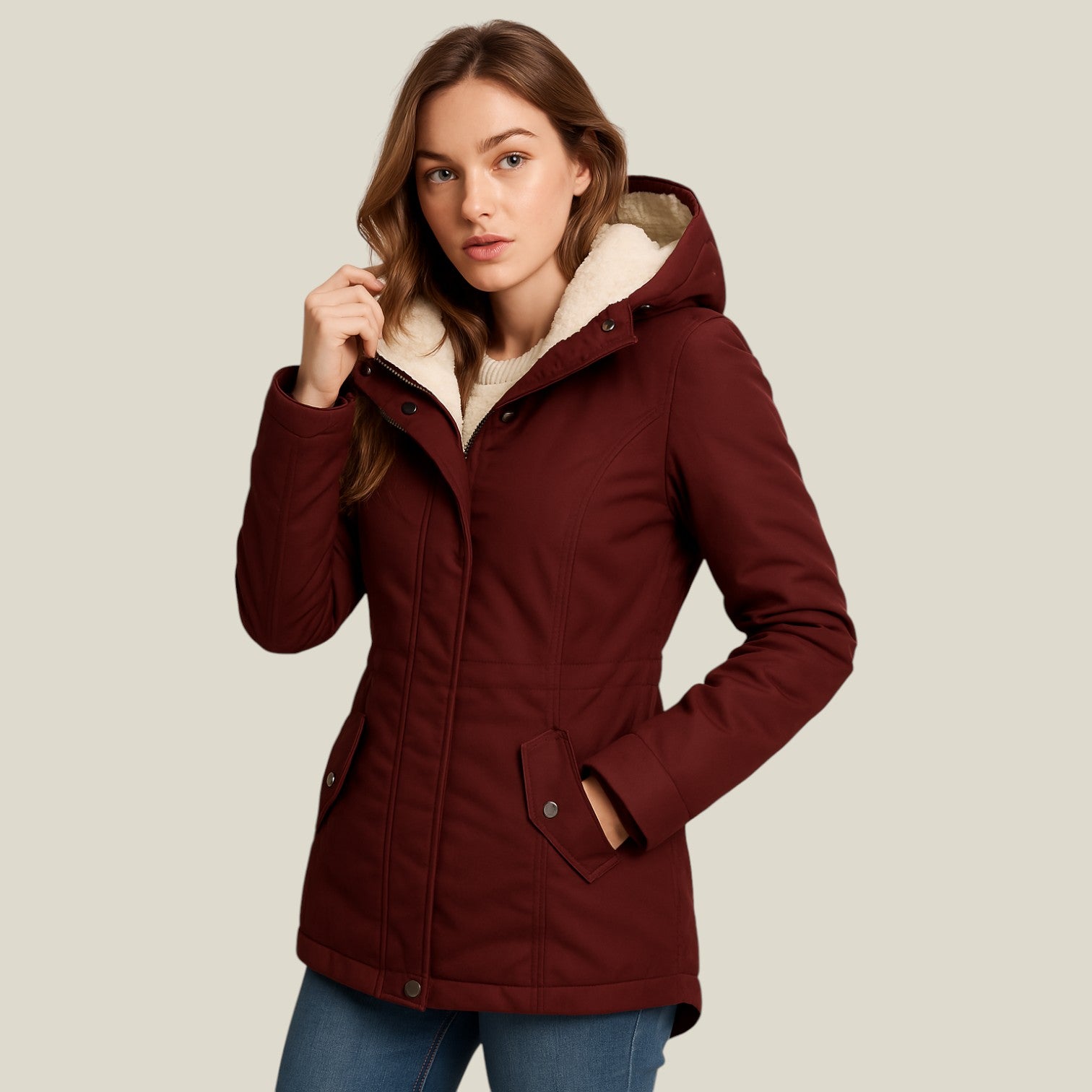 Eléa | Parka à capuche - Chaleur et style pour les jours froids