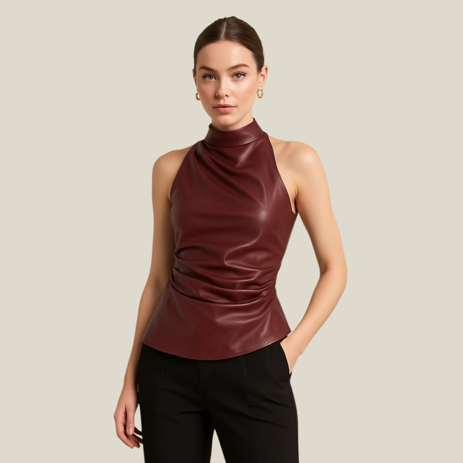 Ezra | Haut Fendu Chic - Look Y2K & Coupe Flatteuse