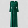 Women's Chic Belted Maxi Dress