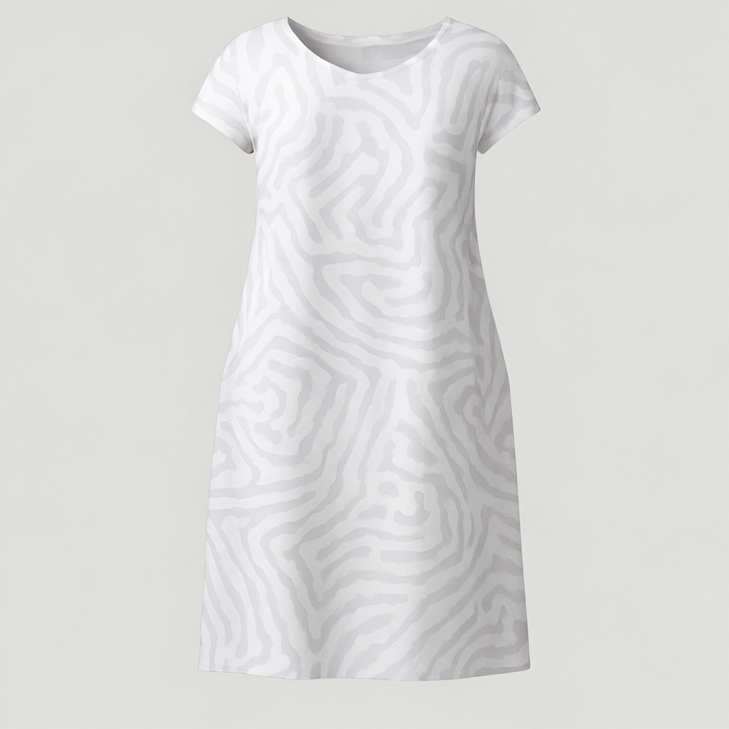 Women's Summer A-Line Dress - Flattering Silhouette, Lightweight & Breathable