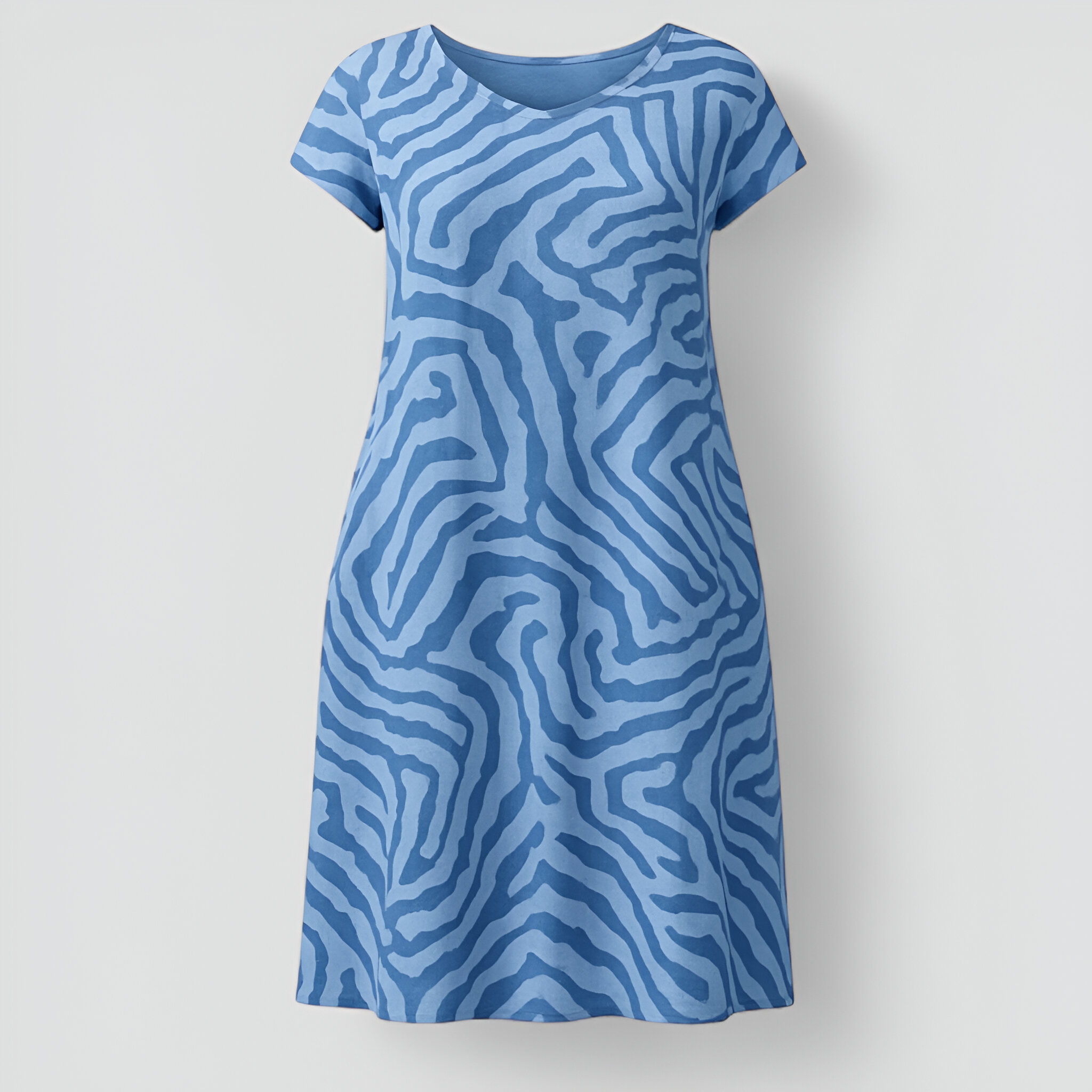 Women's Summer A-Line Dress - Flattering Silhouette, Lightweight & Breathable