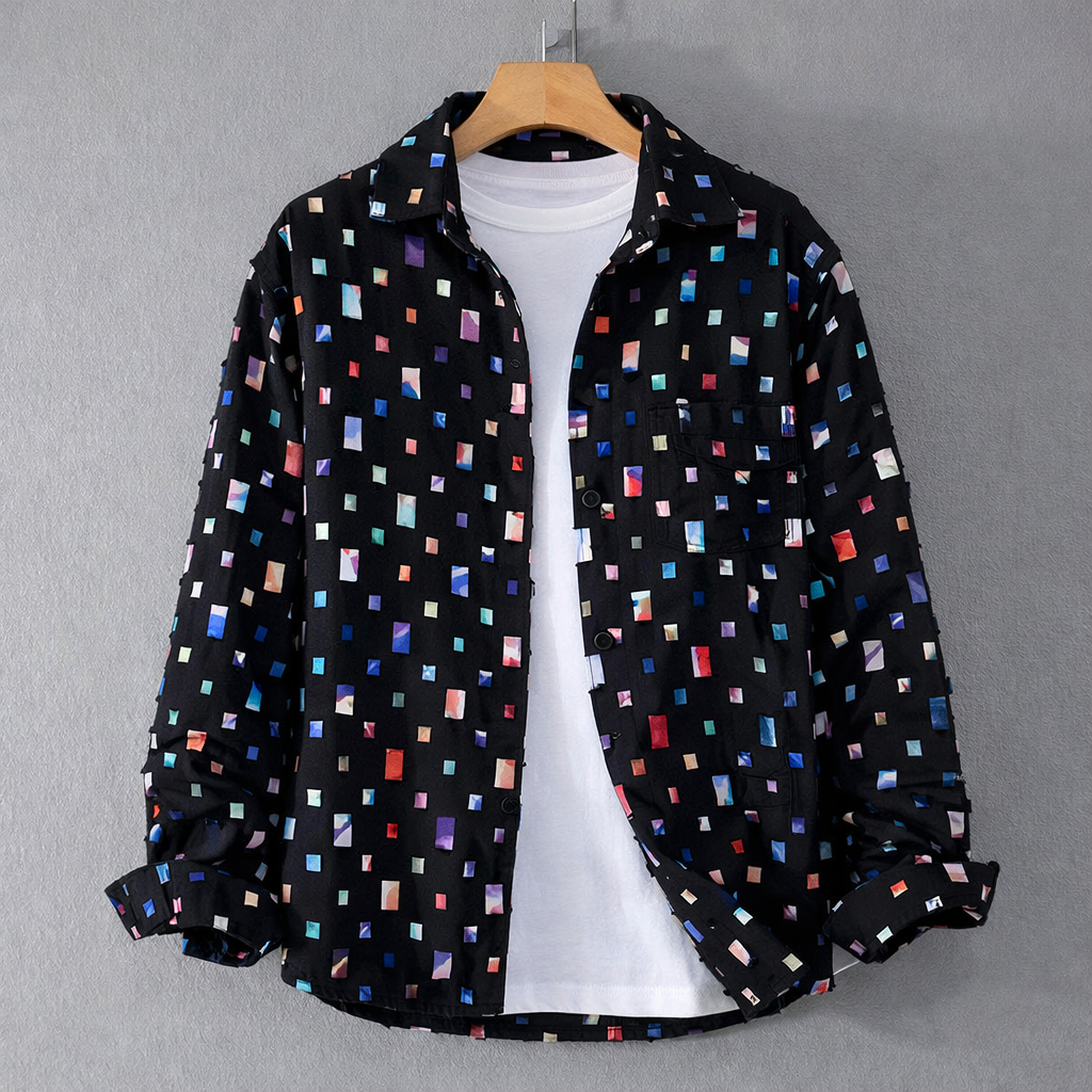 Frayed Fantasia Shirt - Edgy Distressed Style
