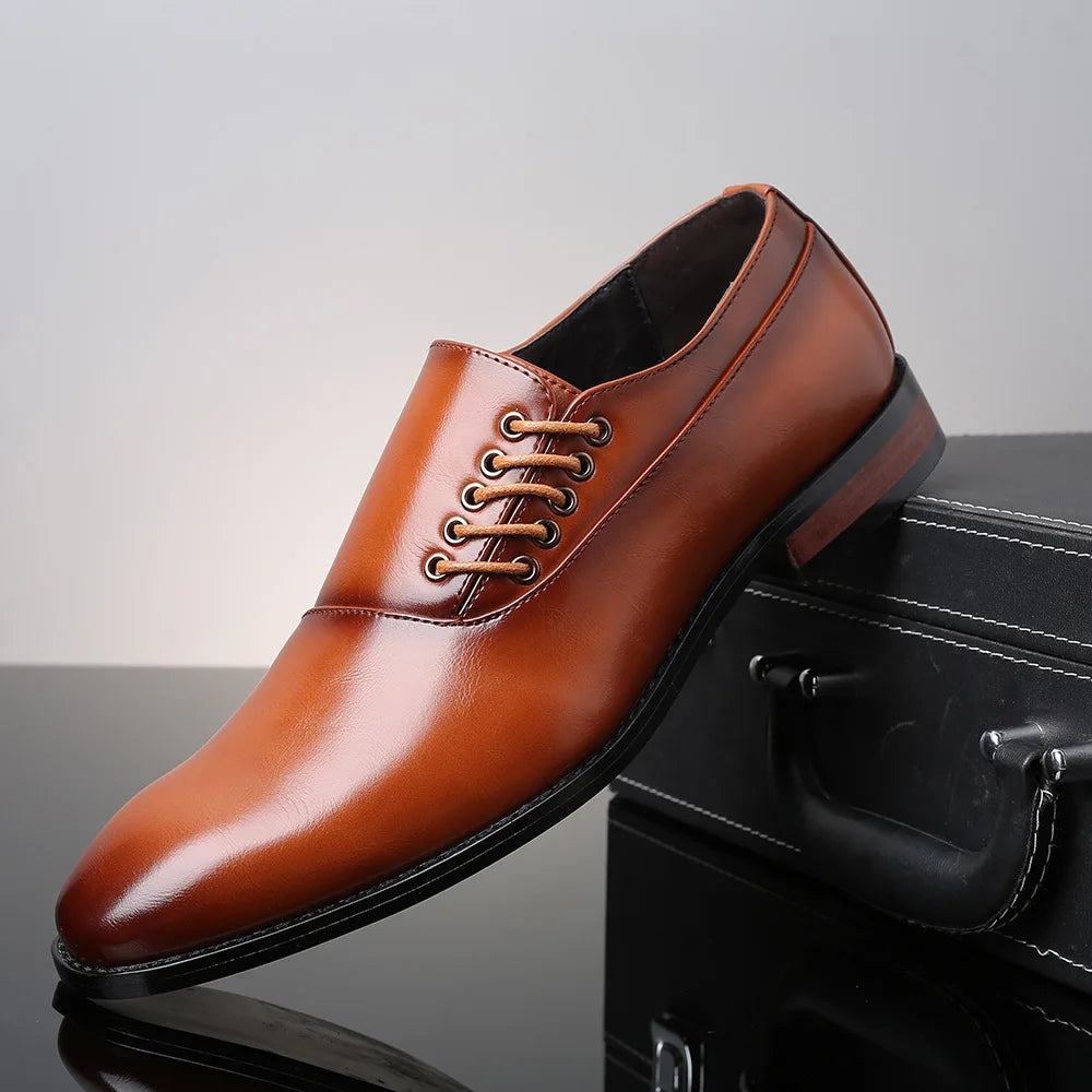 Men's Premium Genuine Leather Oxford Shoes