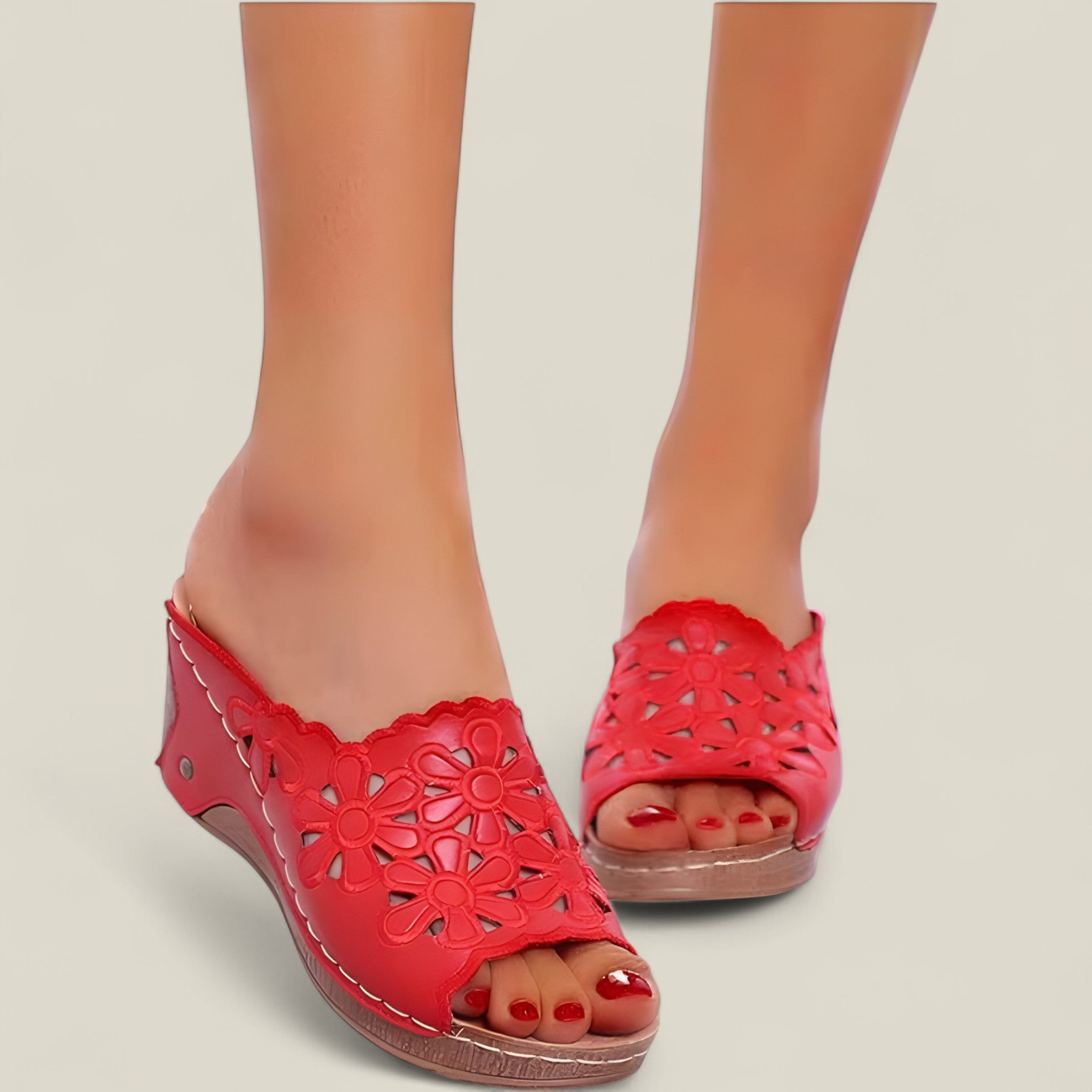 Demia | Sandales fleuries – Élégantes et confortables