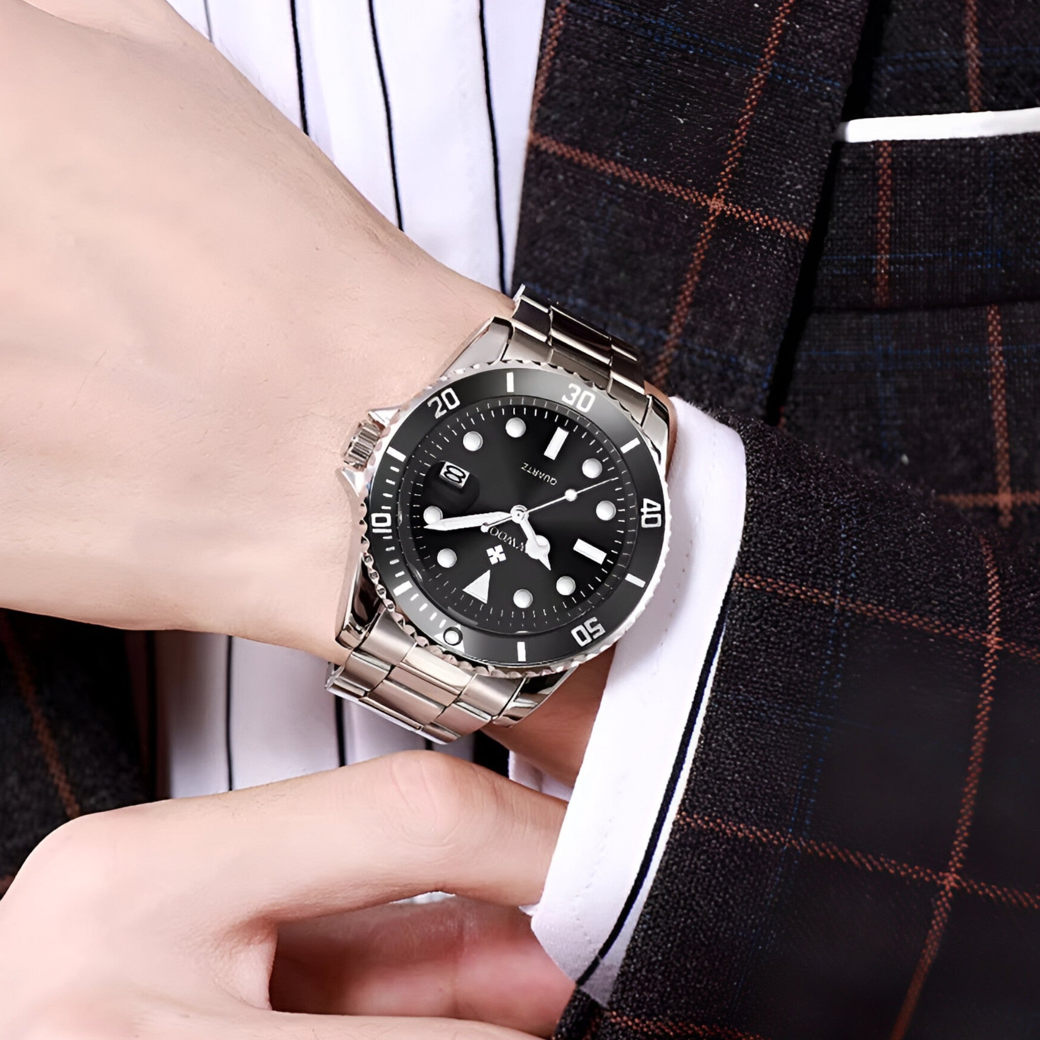 Maverick | Montre à quartz argent