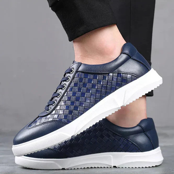 Men's Woven Sneakers - Lightweight, Breathable Everyday Comfort