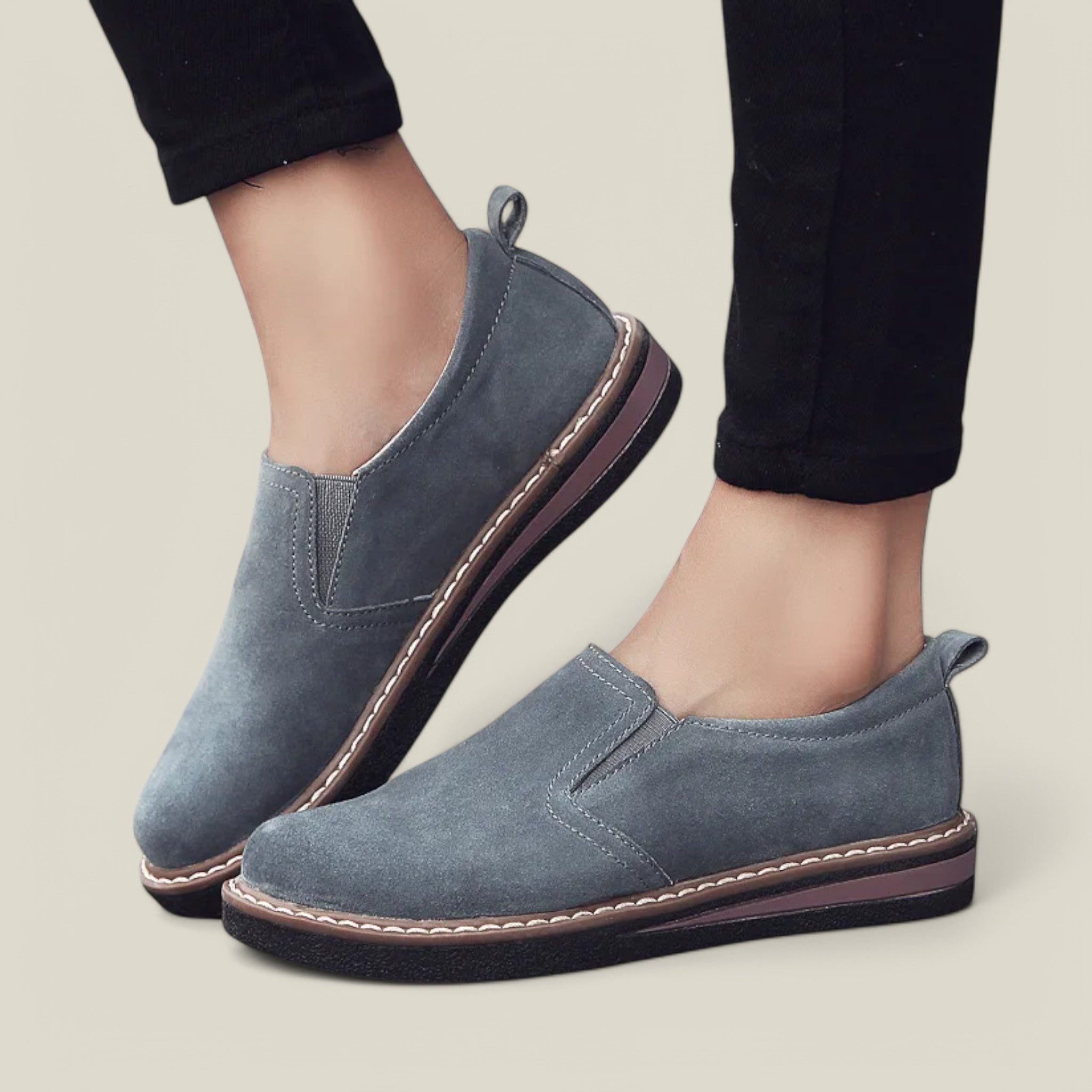 Clara | Mocassins en Cuir Suédé