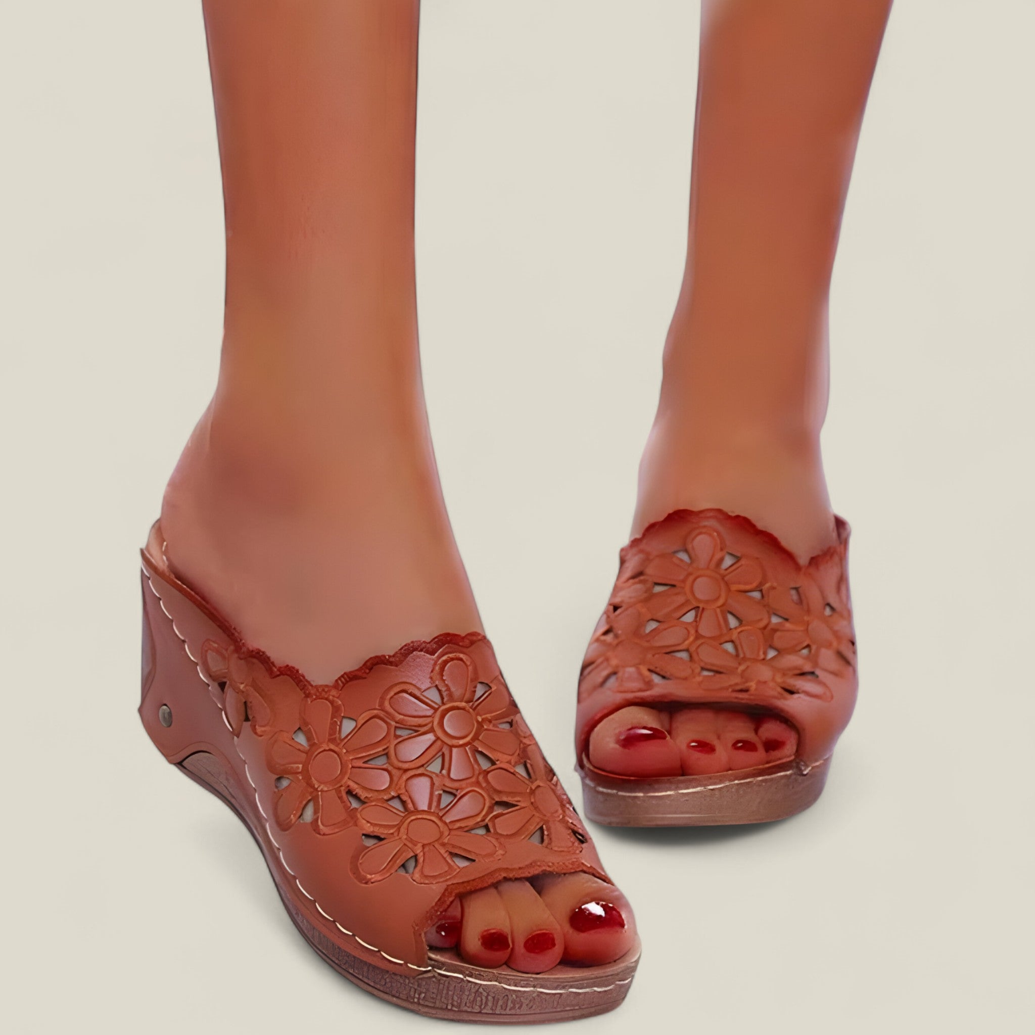 Demia | Sandales fleuries – Élégantes et confortables