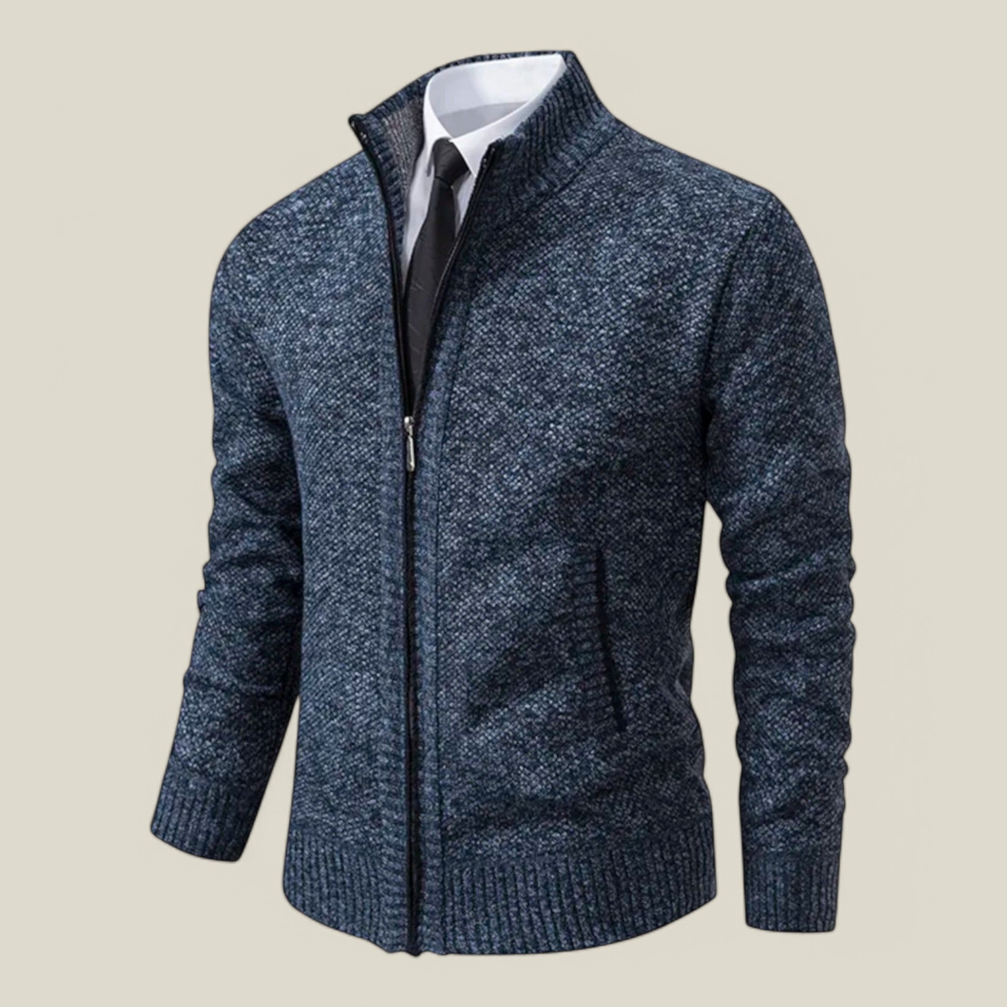Erik | Veste d'hiver en tricot - Élégante et chaude