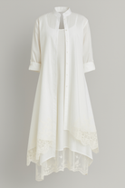 Aurora | Kvinders Elegant Boho Midi Kjole - Sort - Kjoler - {{ product_tags }