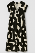 Chic Women's V-Neck Maxi Dress with an Elegant Silhouette