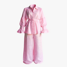 Allura | Kvinders Elegant Polyester Sæt - Rosa - Kvinders tøj - {{ product_tags }