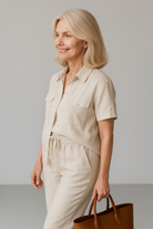 Cora | Kvinders Elegant To-Delt Sommer Sæt - - Kvinders tøj - {{ product_tags }