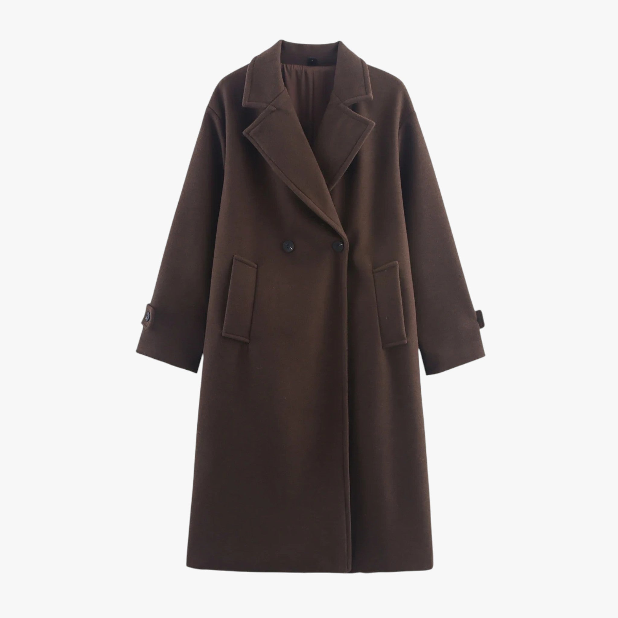 Sophisticated Women's Long Coat for Timeless Elegance