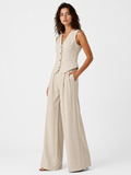 Lina | Sleeveless vest (with free coordinated pants)