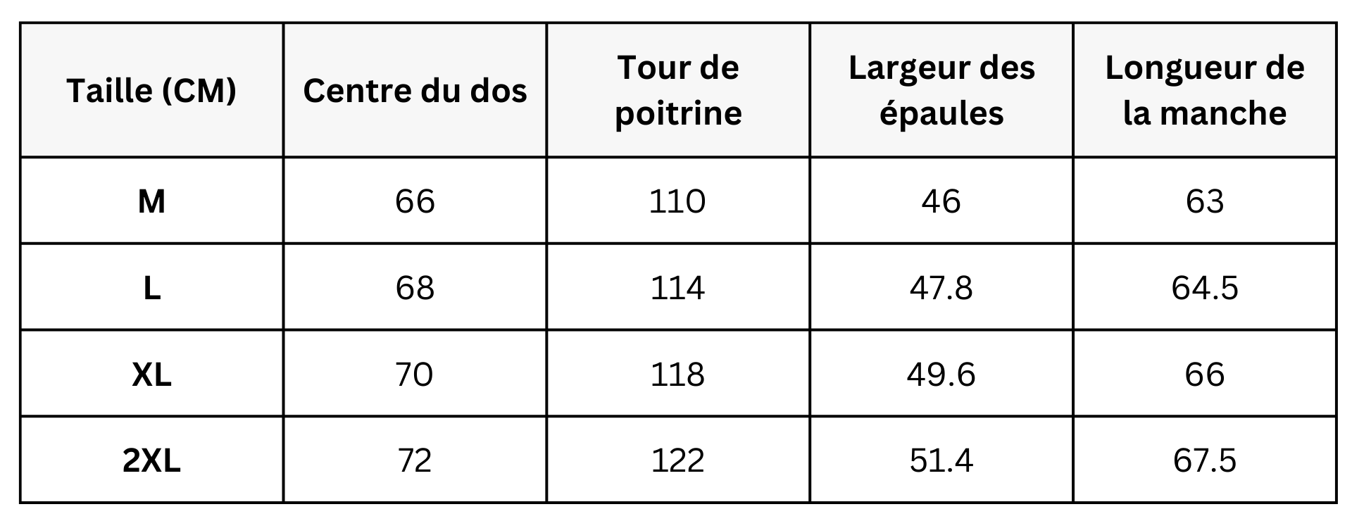Size Guide